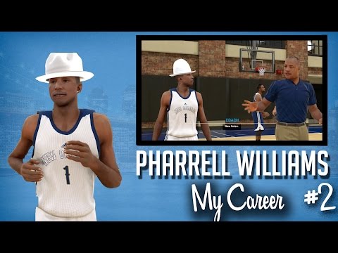 NBA 2k15 Pharrell Williams My Career Mod #2 - Trying Out For The Pelicans + Interview Drama - PC Mod