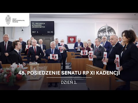 48. posiedzenie Senatu RP XI kadencji. Dzień 1