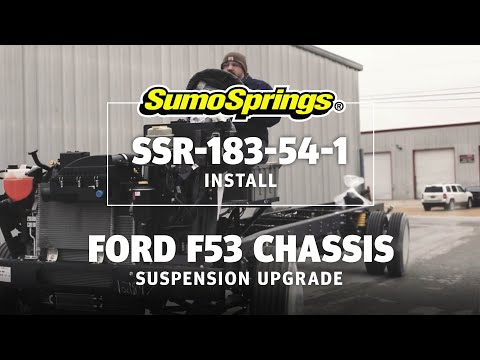Ford F53 Class A Gas Motorhome Suspension Upgrade | SumoSprings SSR-183-54-1 Install