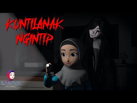 KAKINA HOROR 4 - Penampakan Kuntilanak Ngintip Di Pintu Dapur