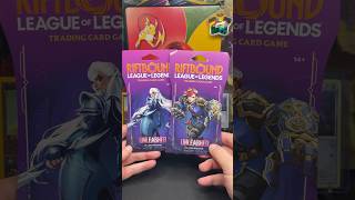 Opening TWO Riftbound Unleashed Packs! #riftbound #unleashed #shorts #leagueoflegends
