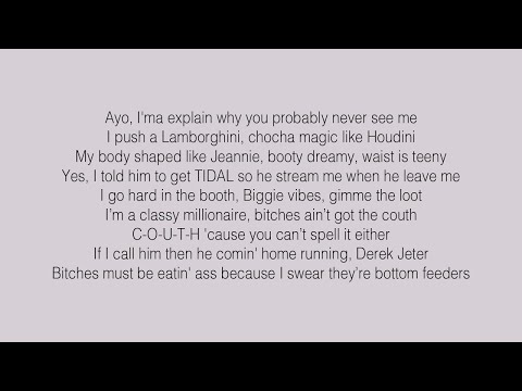 Nicki Minaj - Plain Jane  (Lyrics & Audio) ft. A$AP Ferg.mkv
