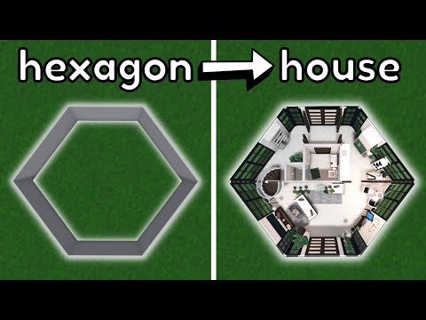 Building a HEXAGON house in Bloxburg!