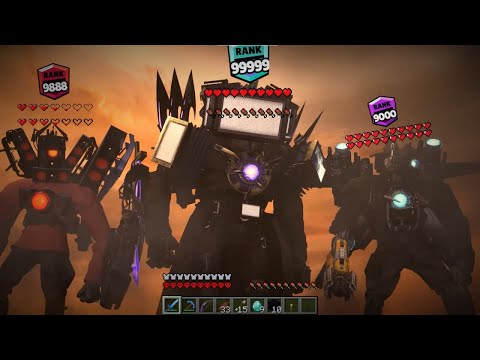 Skibidi Toilet Brawl Stars Rank UP But It's Minecraft| EPISODE 71 + BEST  EPISODES