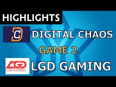 [PUDGE] Digital Chaos vs LGD Gaming [Game 2] Nanyang Championships Season 2 - Dota Highlights
