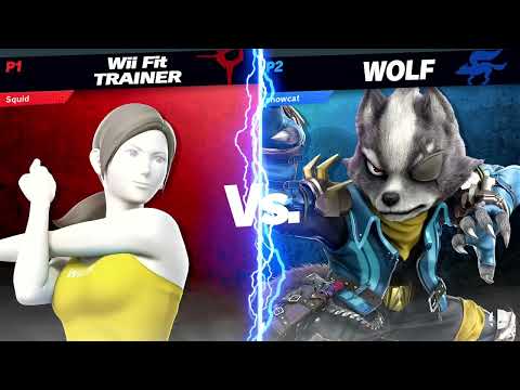 PL/BH Squid (Wii Fit Trainer) vs. CC | Chowdog (Wolf) | The Smash @ Bar-K VII