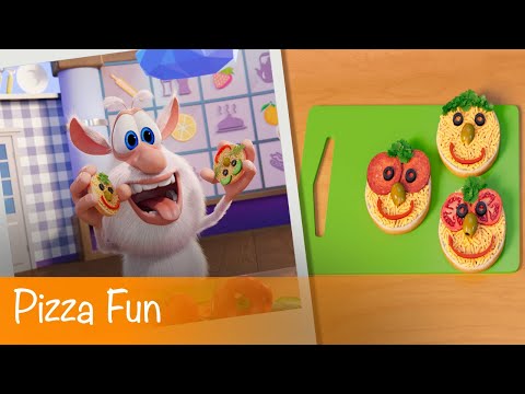 Booba - Yemek Yapboz: Mini pizzalar - Bölüm 21 - Çocuklara Özel