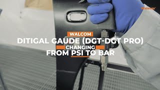 Changing from PSI to BAR // Digital Gaude (DGT-DGT PRO)