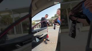 Prankster dad acts as secret service to class president daughter | Humankind #shorts #dad