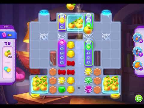 HomeScapes Level 8141 no boosters (15 moves)