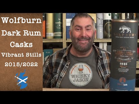 Wolfburn 2015/2022 "Vibrant Stills" Dark Rum Cask with 50% Single Malt Scotch Review by WhiskyJason