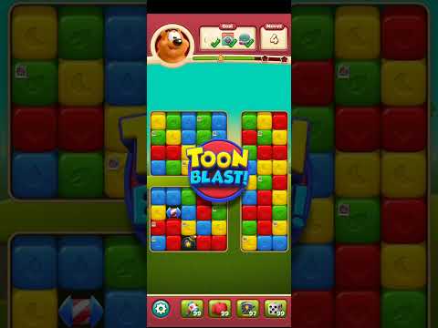 Toon Blast Level 2134 No Boosters Series