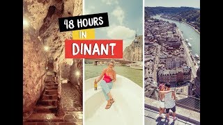 First Visit to Dinant, BELGIUM - Caves, Saxaphones and boats! Eurotunnel Road Trip Pt. 2 #Ad