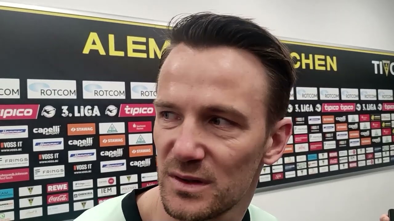  Manuel Riemann-Lorenzen – Torwart Alemannia Aachen – heute in der 86. Minute eingewechselt 