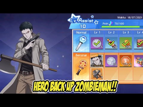 Review Hero Back Up Zombieman - One Punch Man The Strongest