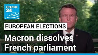 [討論] 馬克宏剛剛宣布解散法國國會