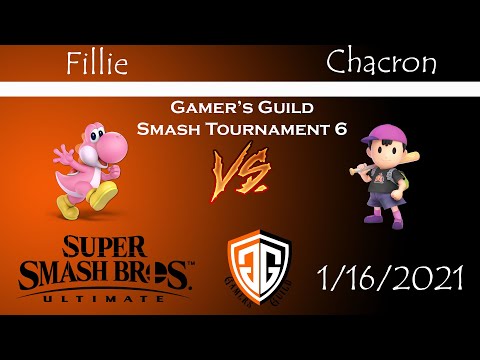 Gamer's Guild Smash Monthly 6 - Fillie (Yoshi) vs Chacron (Ness)
