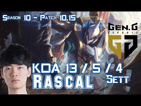 Gen Rascal SETT vs WUKONG Top - Patch 10.15 KR Ranked