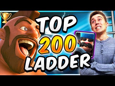 TOP TROPHY PUSHING w/ BEST HOG RIDER 3 MUSKETEER DECK! — Clash Royale