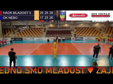 HAOK Mladost 2 - OK Nebo (1. Hrvatska liga)