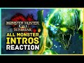 Monster Hunter Rise Sunbreak - All Monster Ecology Intros Reaction!