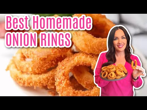 How to make the Homemade Onion Rings - The Best Recipe!