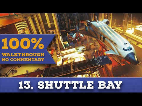 Prey 2017 Walkthrough [1440p] (All Collectibles,Nightmare) part 13 SHUTTLE BAY