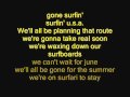 surfin U.S.A whith lyrics 