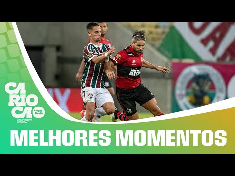 FLUMINENSE 1x1 FLAMENGO - MELHORES MOMENTOS - CARIOCÃO