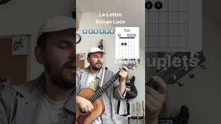 GuitareExpress - Renan Luce - La Lettre y  la guitare acoustique #guitartutorial #guitarecover