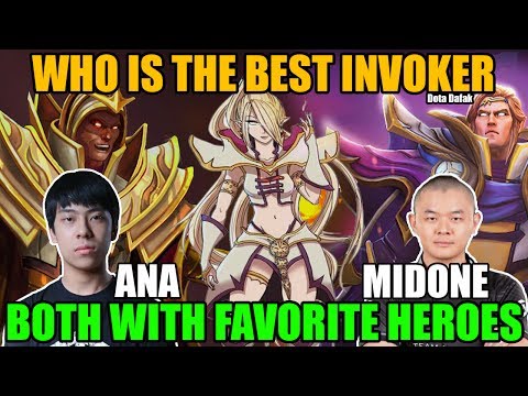 MIDONE AND ANA INVOKER BOTH WITH THERE INSANE HEROES - Dota 2