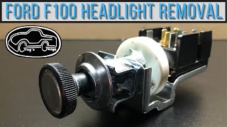LIGHT SWITCH REMOVAL F100