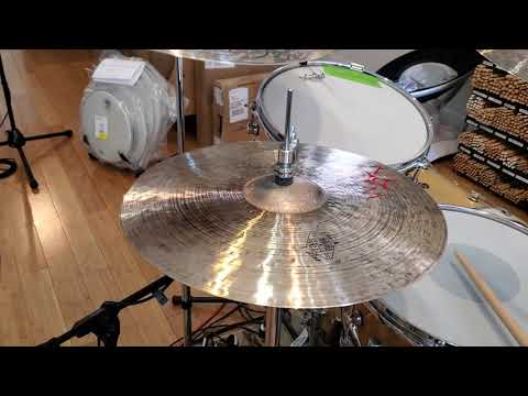 (SOLD) Cymbals - Nicky Moon Custom Cymbals 15" "Broad Street Line" Hi Hats