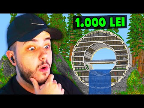 Insane Minecraft Building Challenge - 1000 LEI Giveaway!