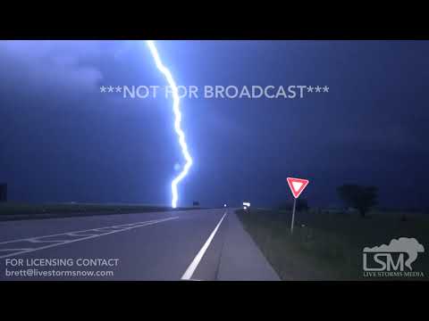 5-23-2019 Okmulgee, Ok tornado from drone and incredible lightning shots