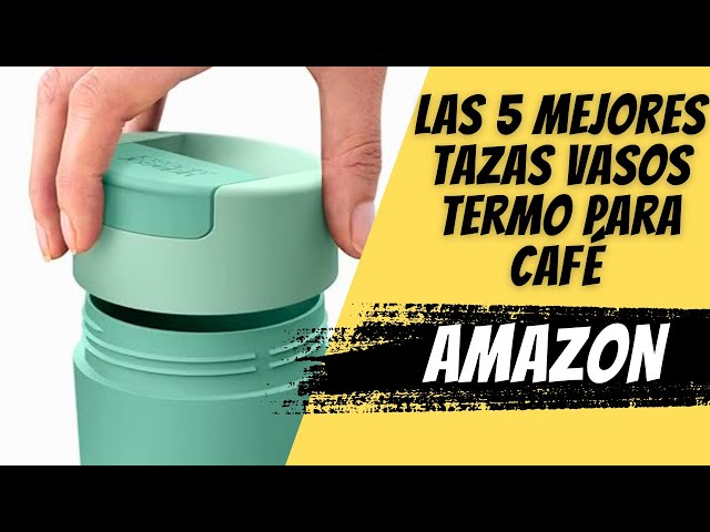 Vídeo relacionado con Vaso térmico Nespresso pequeño verde salvia - Taza térmica para bebidas frías y calientes como café, té, matcha, etc., 300 ml, a prueba de fugas, apta para lavavajillas, taza de café con tapa, taza de