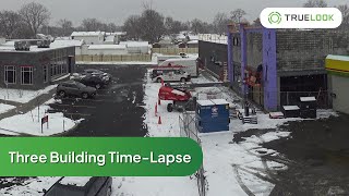 Three Projects, One Jobsite | Panoramic Construction Camera Time-Lapse