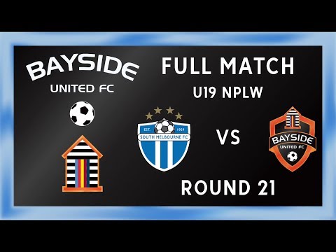 ROUND 21 2018: U19 Bayside United v South Melbourne FC Full Match