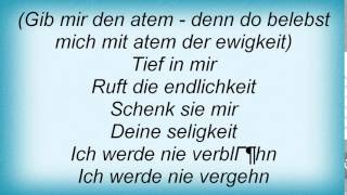 16055 Oomph! - Atem Lyrics