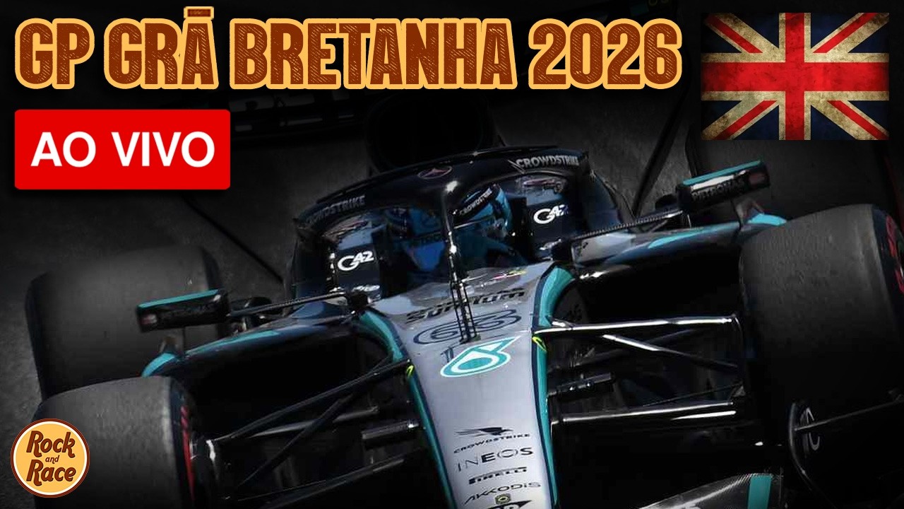 GP GRÃ BRETANHA 2026 - AO VIVO - Análise e comentários em tempo real