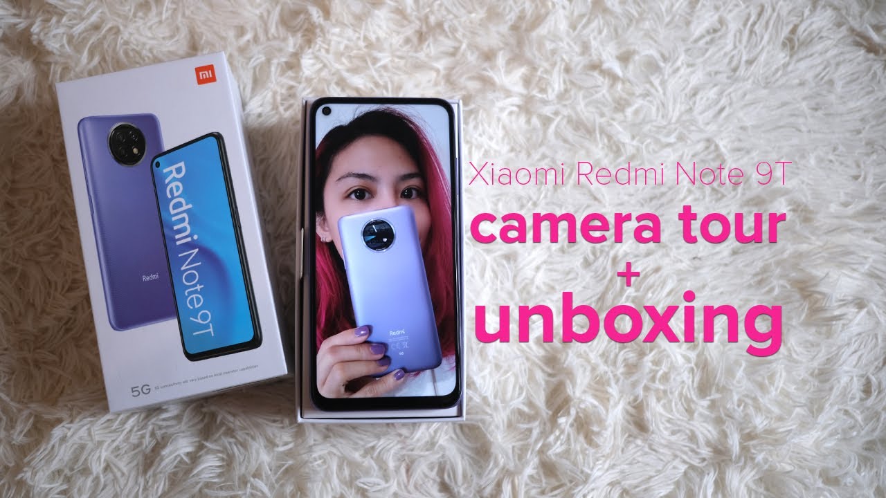 Xiaomi Redmi Note 9T 5G unboxing + camera tour!