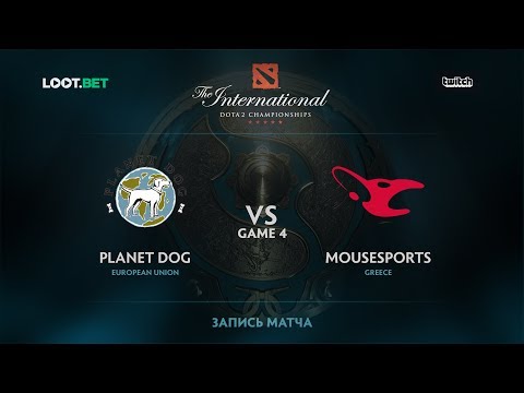 Planet Dog vs mousesports, Game 4, The International 2017 EU Qualifier
