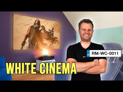 DIY HOME CINEMA with LaserTV & invisible Dolby Atmos sound system [RM-WC-0011]