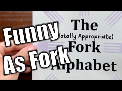 The (Totally Appropriate) Fork Alphabet - Definitely Not Dirty Word Books