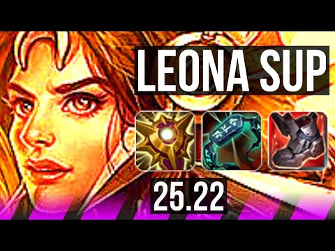 LEONA & Ezreal vs YUUMI & Caitlyn (SUP) | NA Master | 25.22