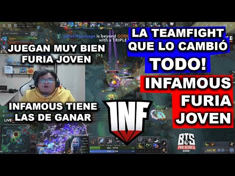 TEAMFIGHT DECISIVA!  INFAMOUS VS FURIA JOVEN + ANALISIS DEL PROSOR SMASH BTS AMERICAS SEASON 7