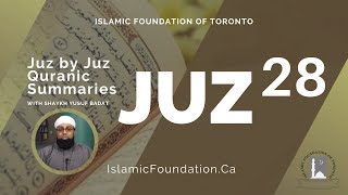Download lagu Juz by Juz Quranic Summaries: JUZ 28 mp3