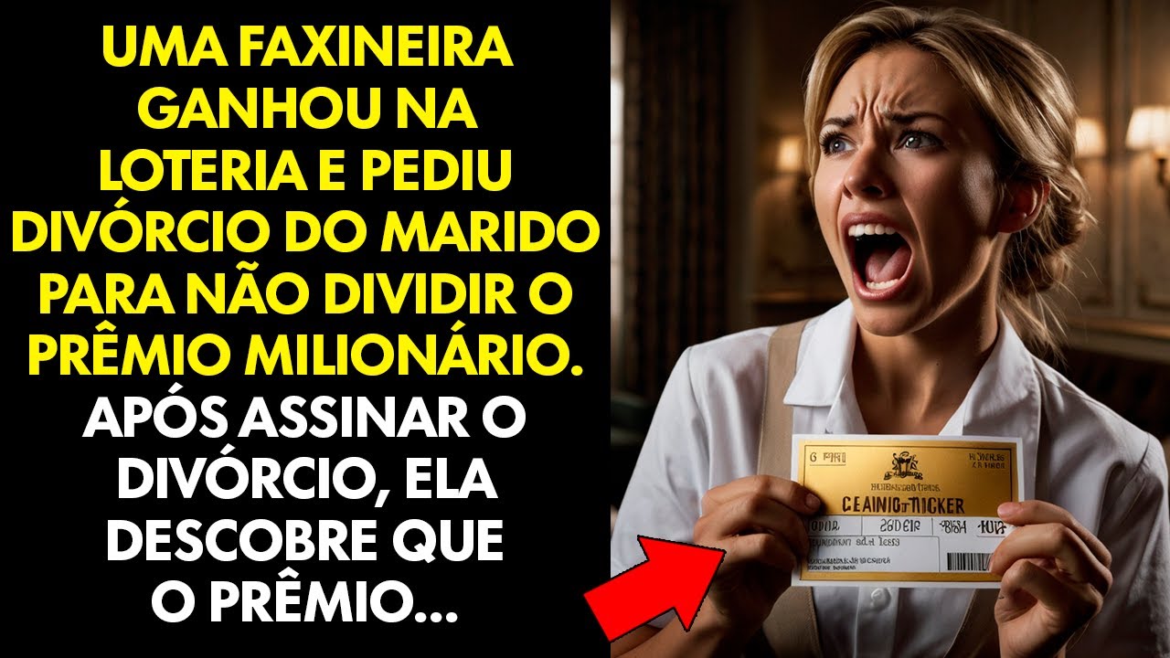 Faxineira Ganha na Loteria e Engana o Marido, Mas ao Assinar o Divórcio Descobre que o Prêmio...