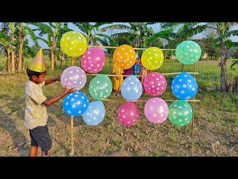 outdoor fun with Flower Balloon and learn colors for kids by I kids episode -162.