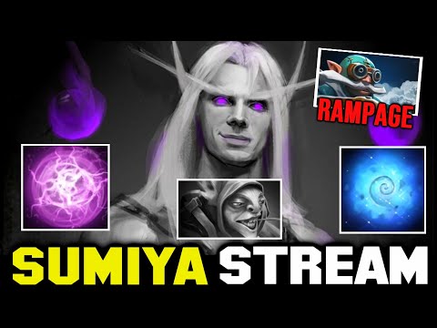 Sumiya Quas Wex Invoker vs 6 Winning Streak Meepo 5-man Party | Sumiya Stream Moment 3414